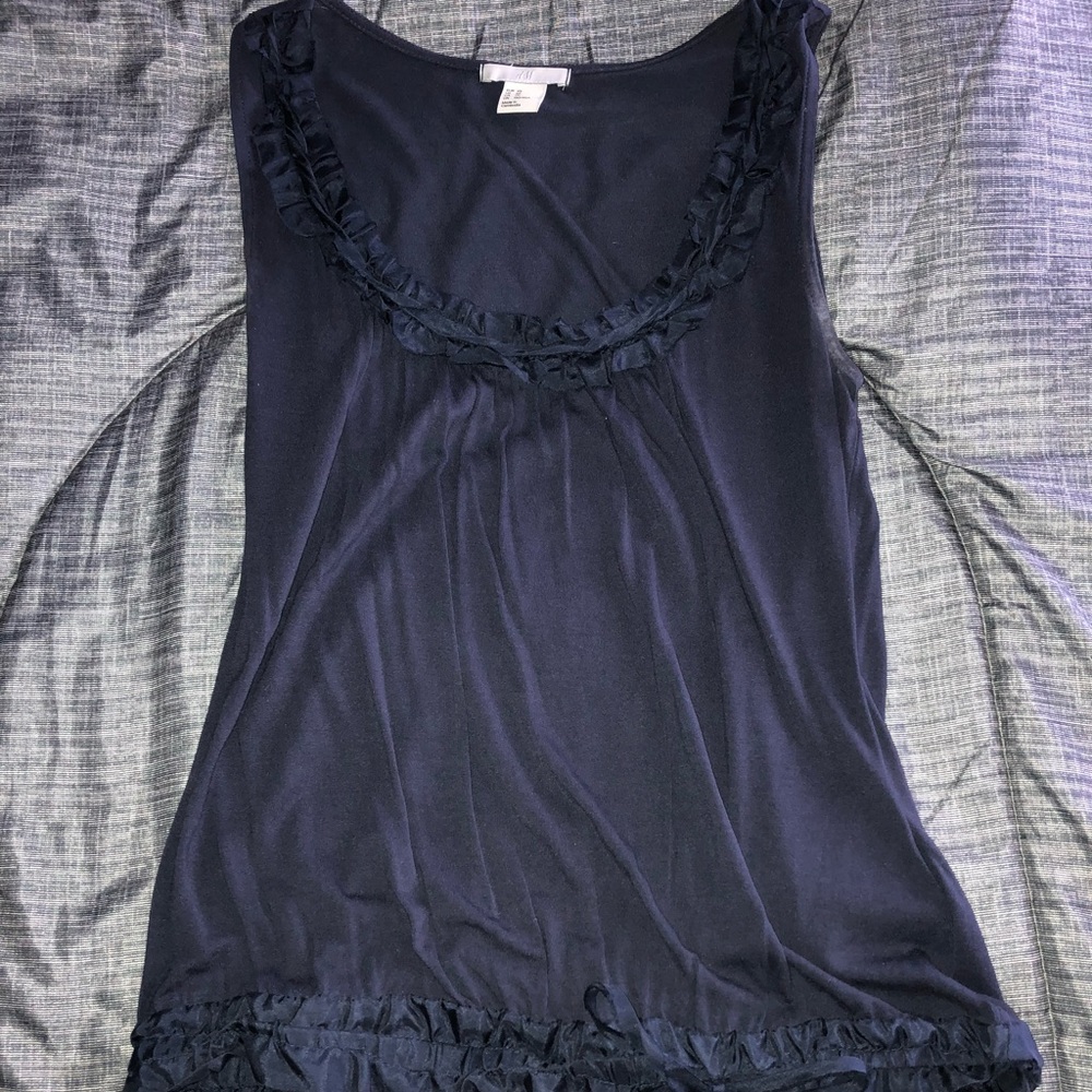 H&M Navy Cotton Tank
